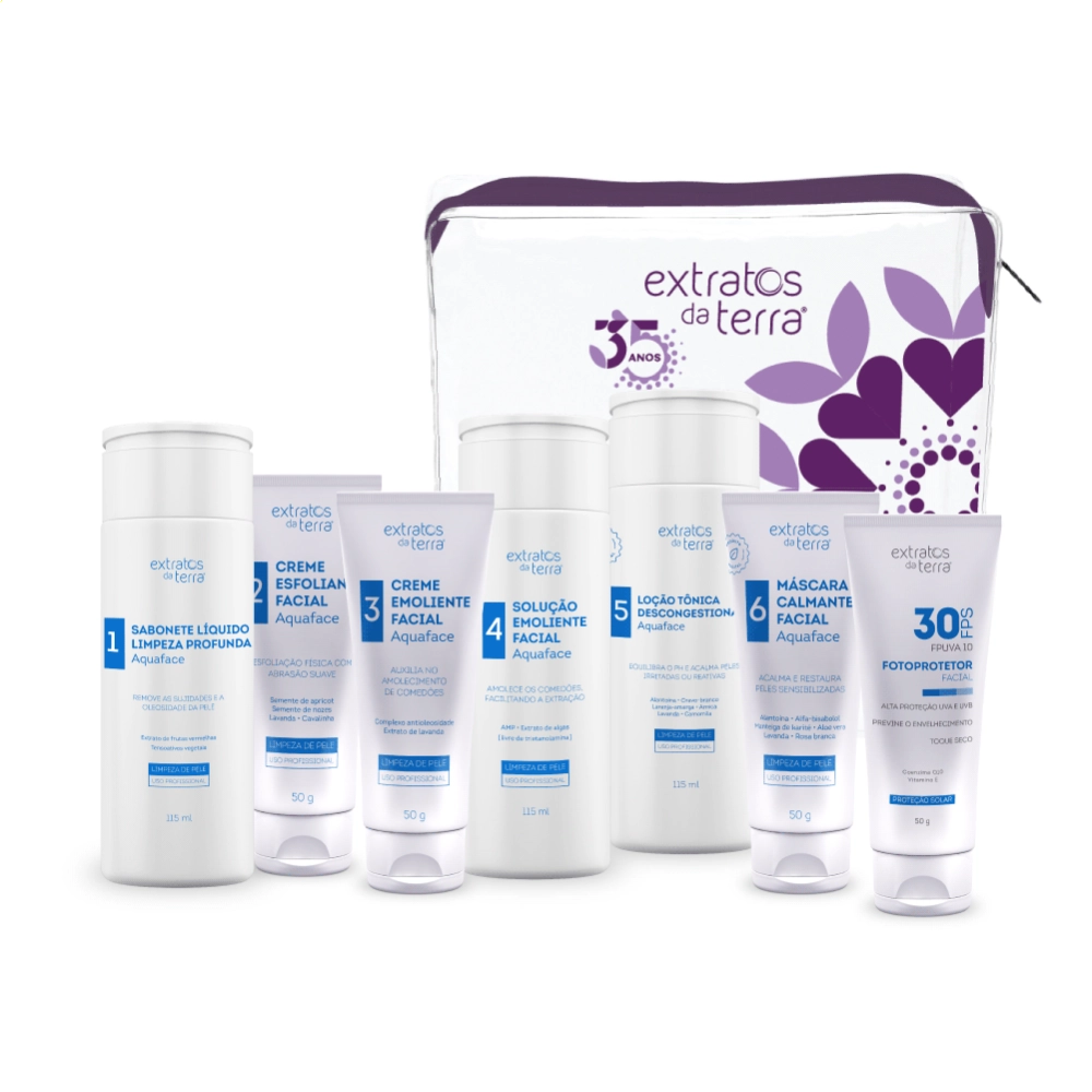 Kit Aquaface — Edição comemorativa 35 anos (7 itens)